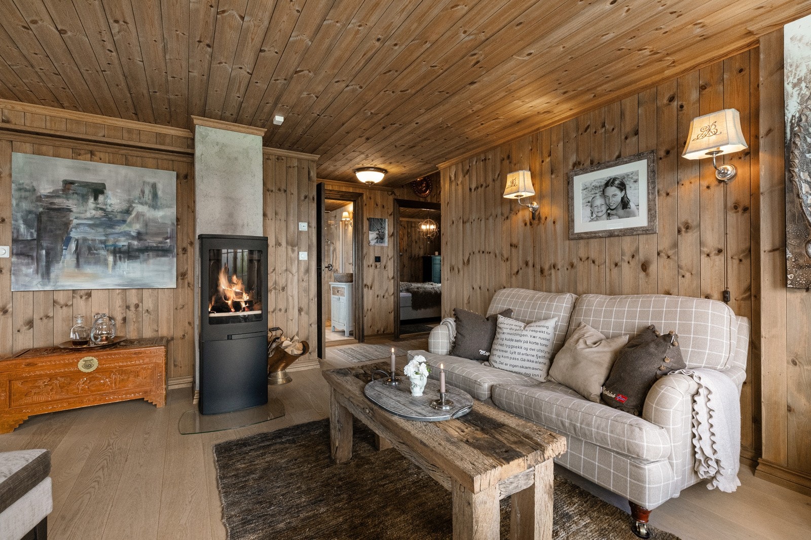 Flott peisovn Galleribilde