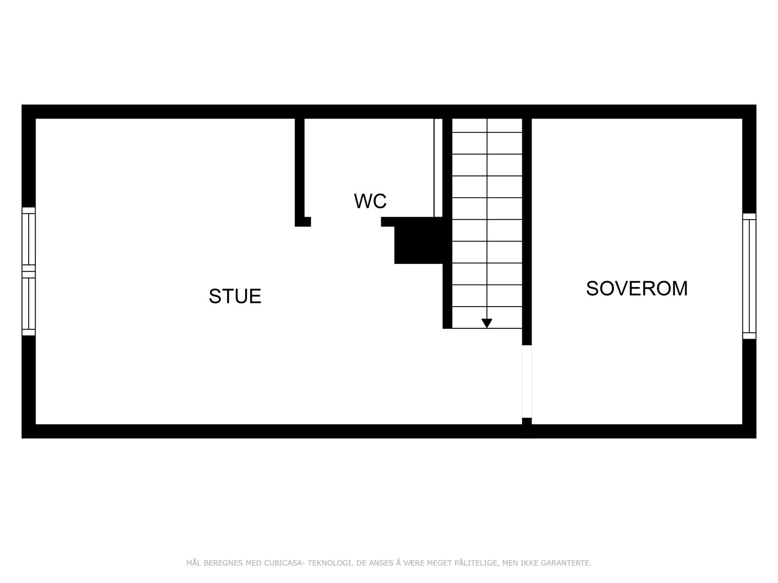 Plantegning loftetasje Galleribilde