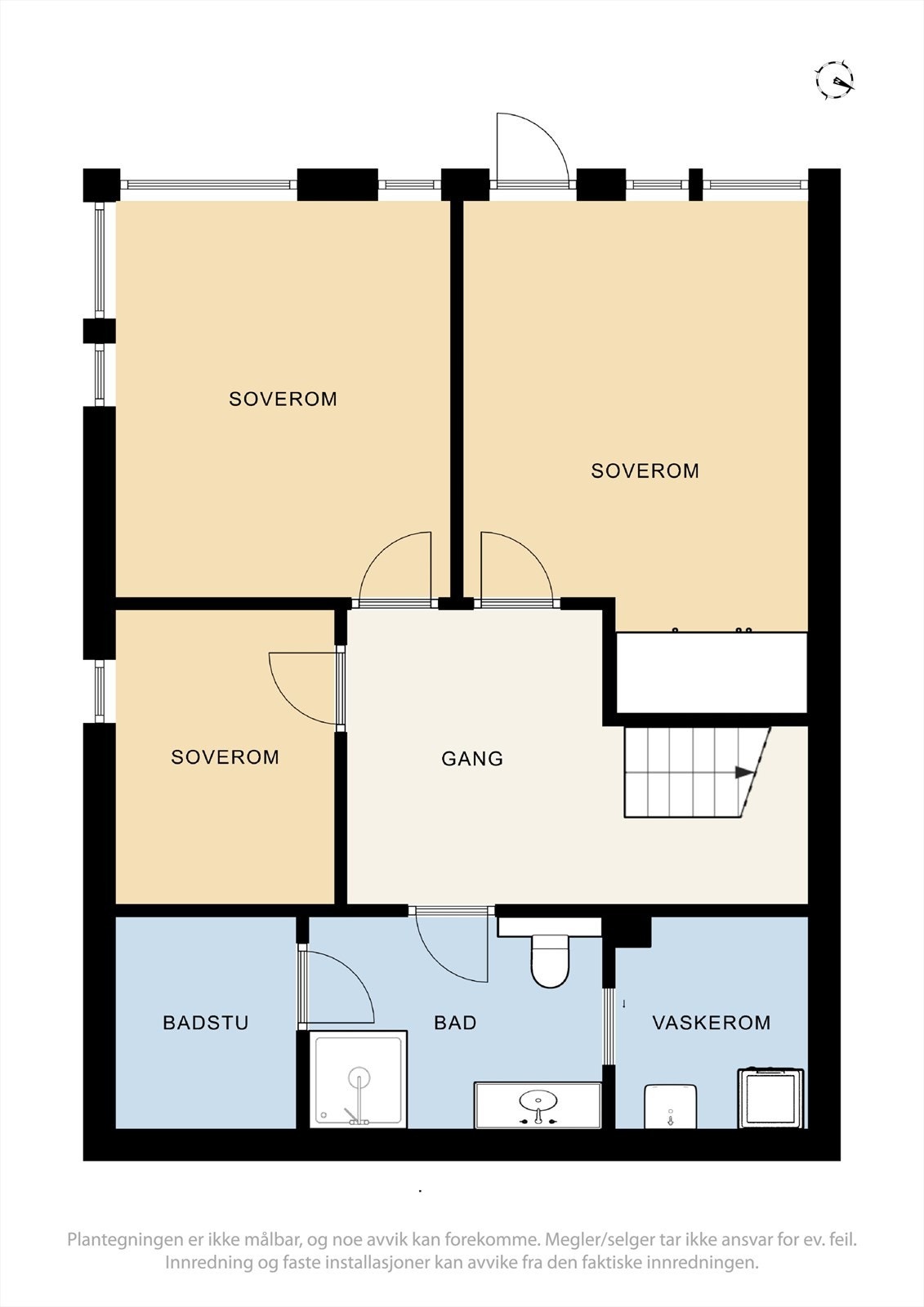 Plantegning, underetasje. Galleribilde