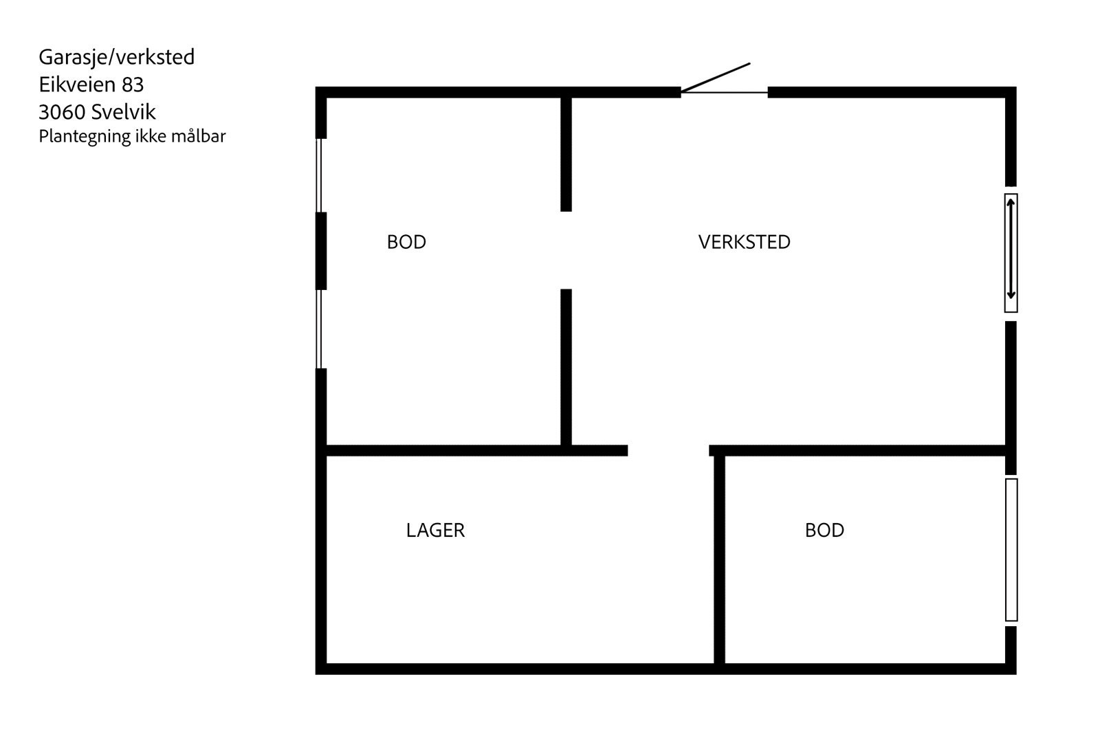 Garasje/verksted Galleribilde