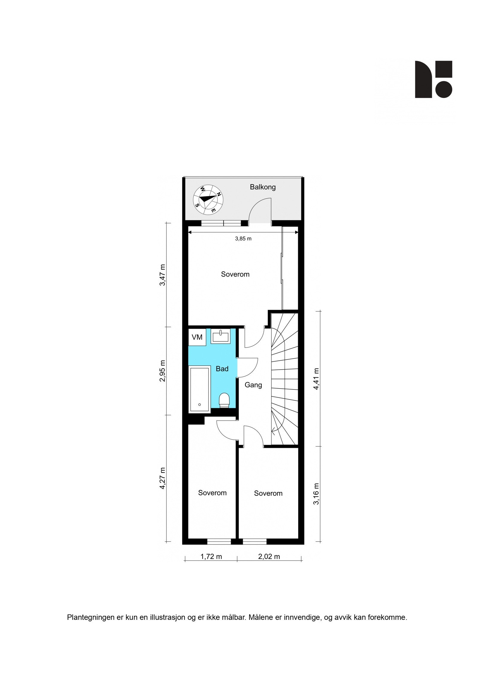 Plantegning - 2. Etasje Galleribilde