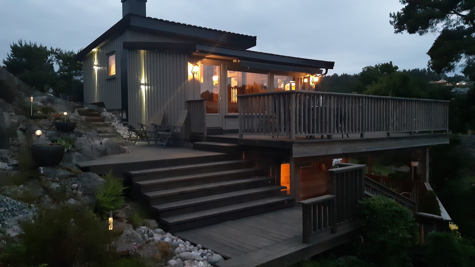 Stemningsfull belysning. Galleribilde