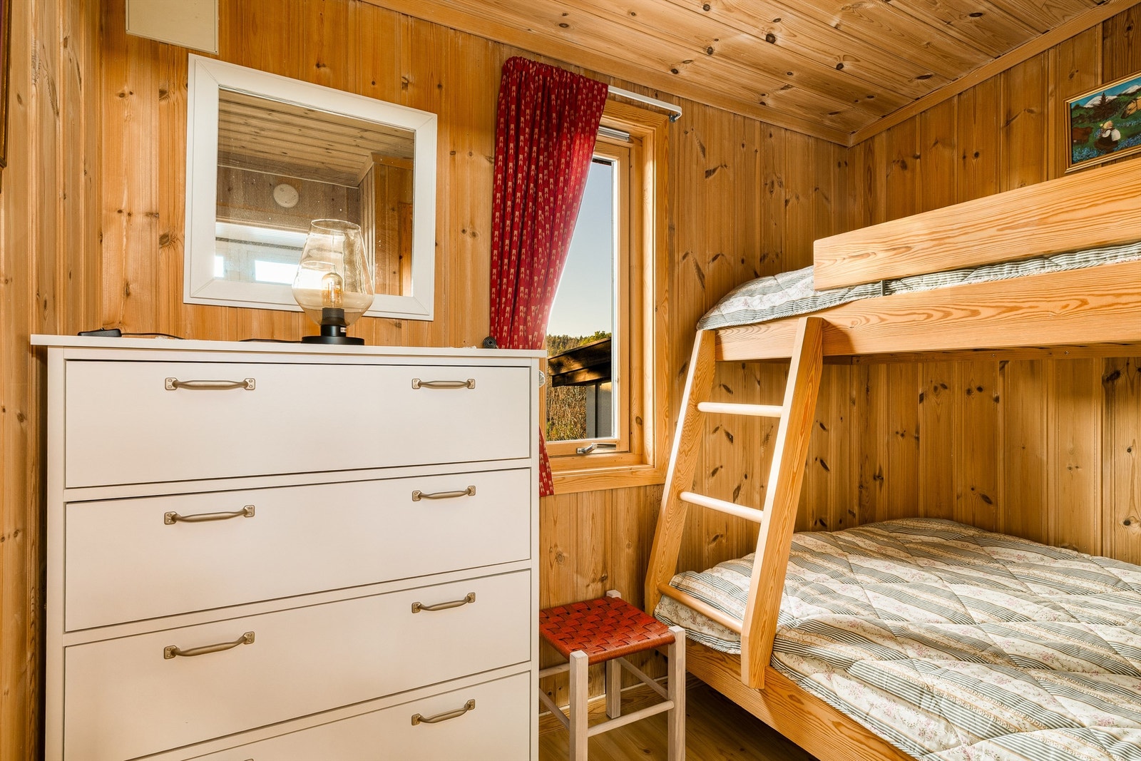 Det tredje soverommet har familiekøye. Galleribilde