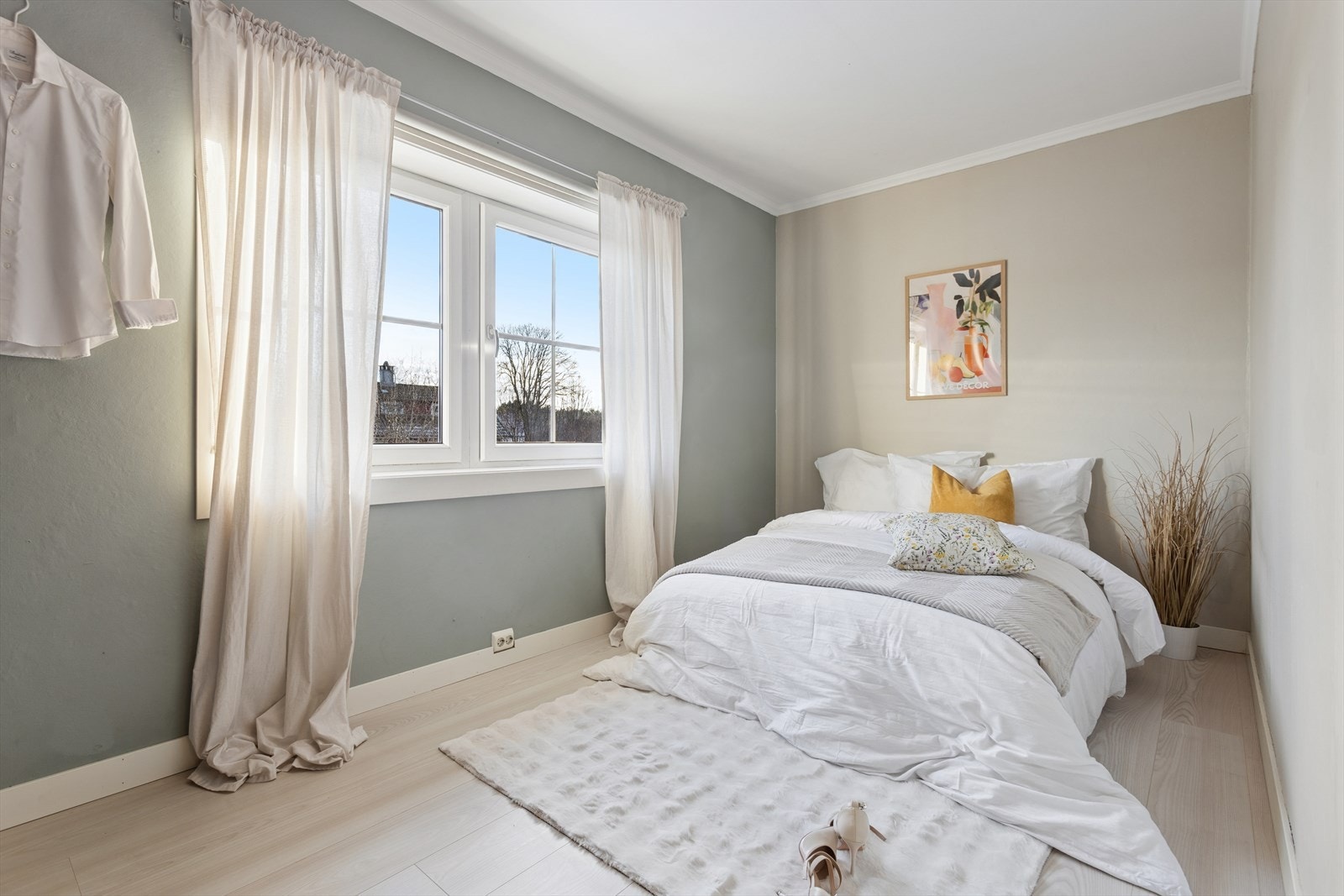 Hovedsoverommet måler 12,6 kvm. Galleribilde