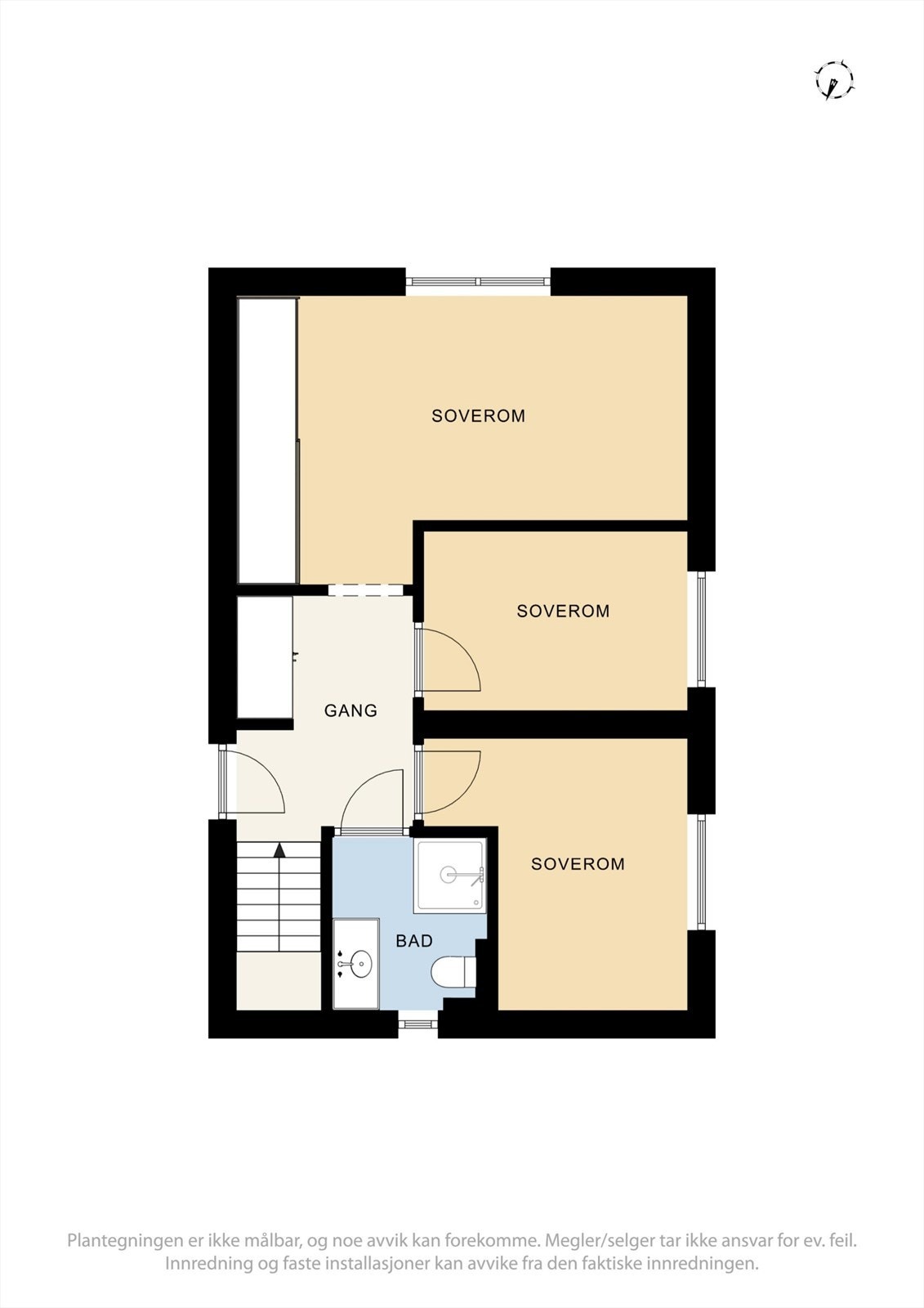 Plantegning 2. etasje. Galleribilde