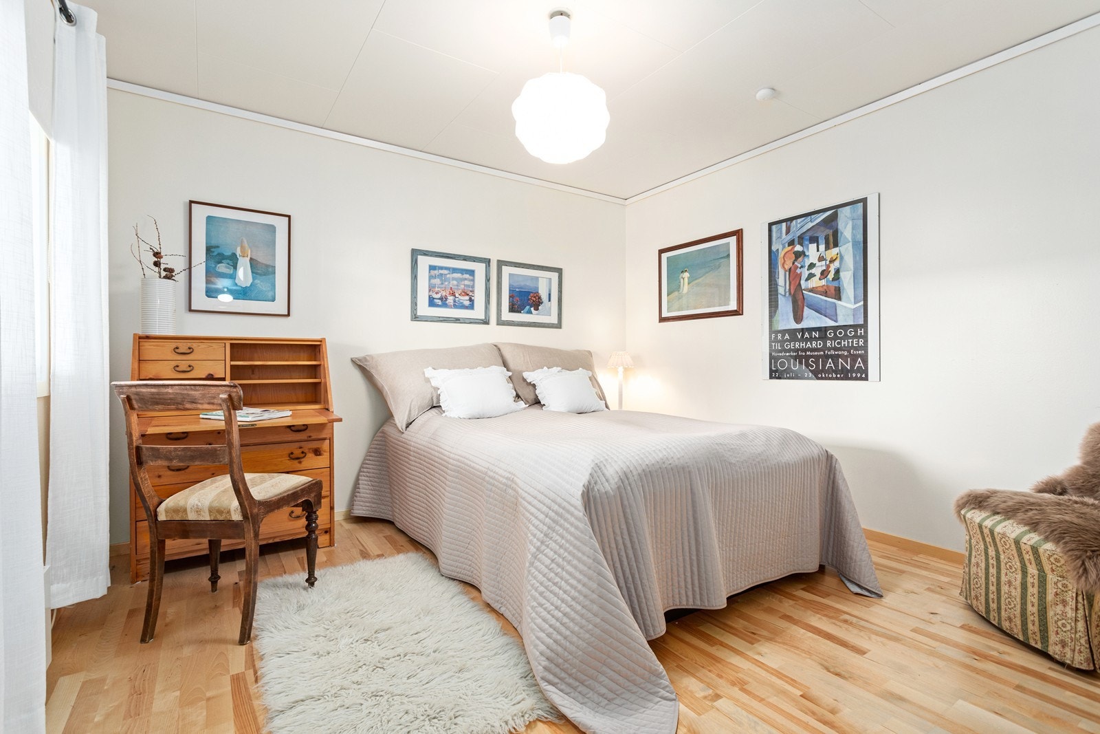 Soveromma er av god størrelse og kan innreiast etter behov og ønske. Galleribilde