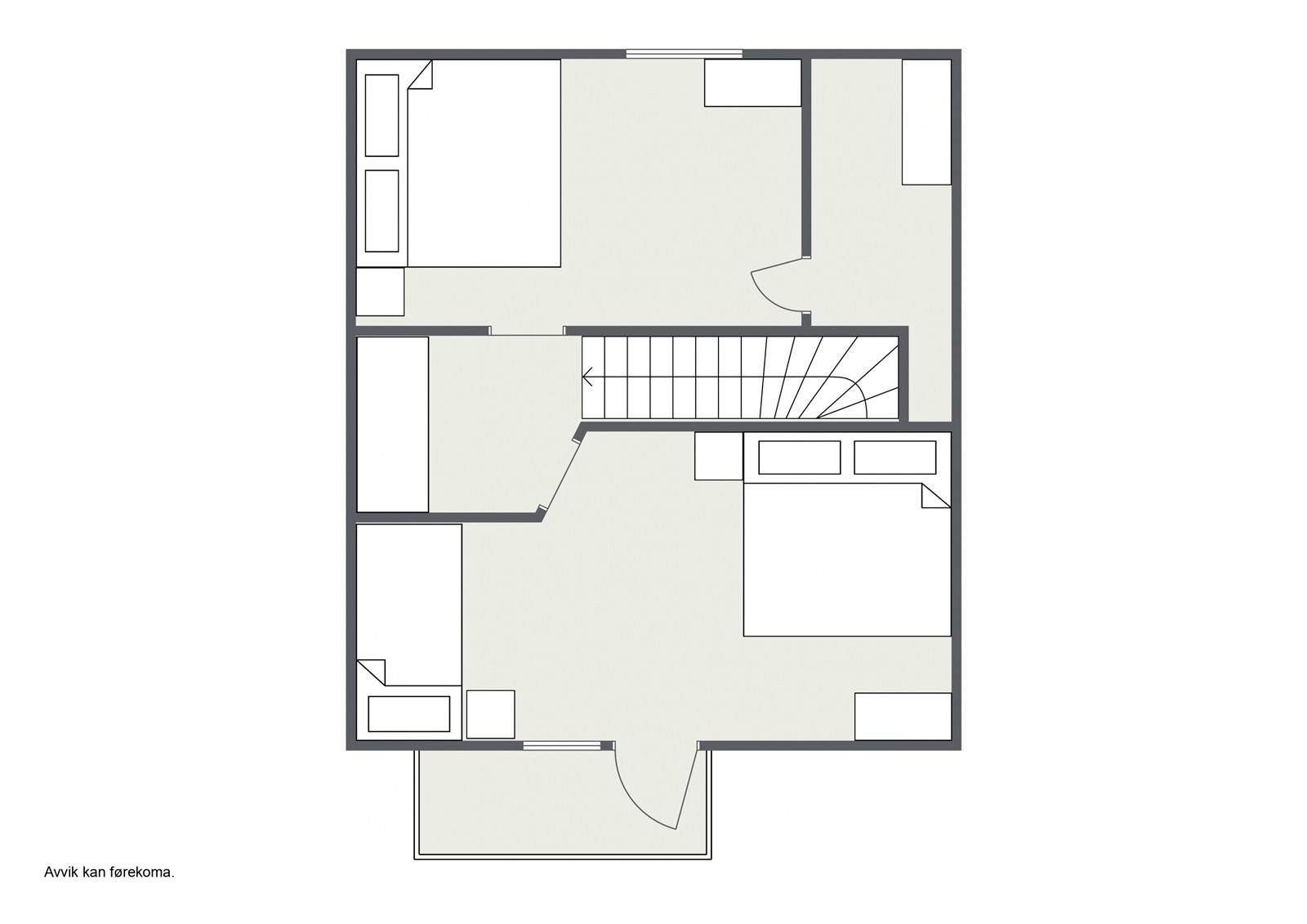 Planteikning 2. etasje. Galleribilde