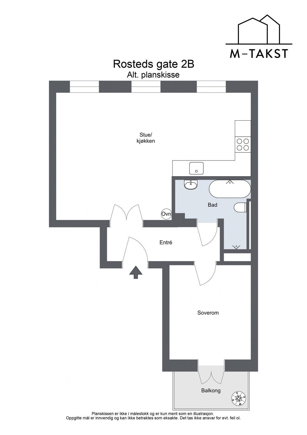 Alternativ planløsning 2. Galleribilde