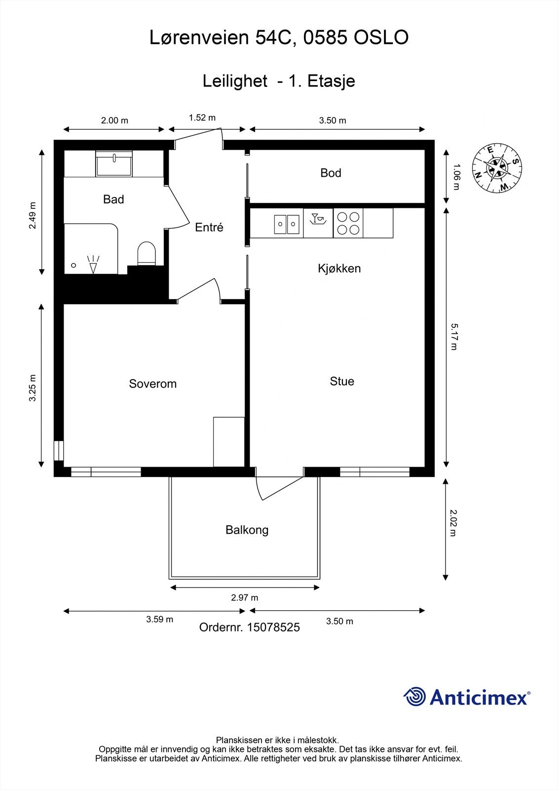 Plantegning. Galleribilde