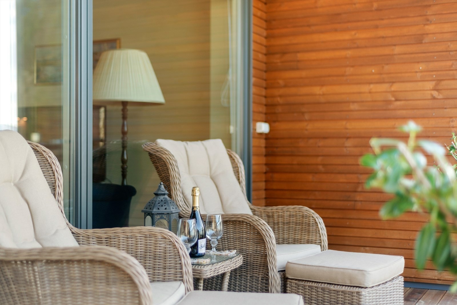 Det er god plass til utemøbler. Galleribilde