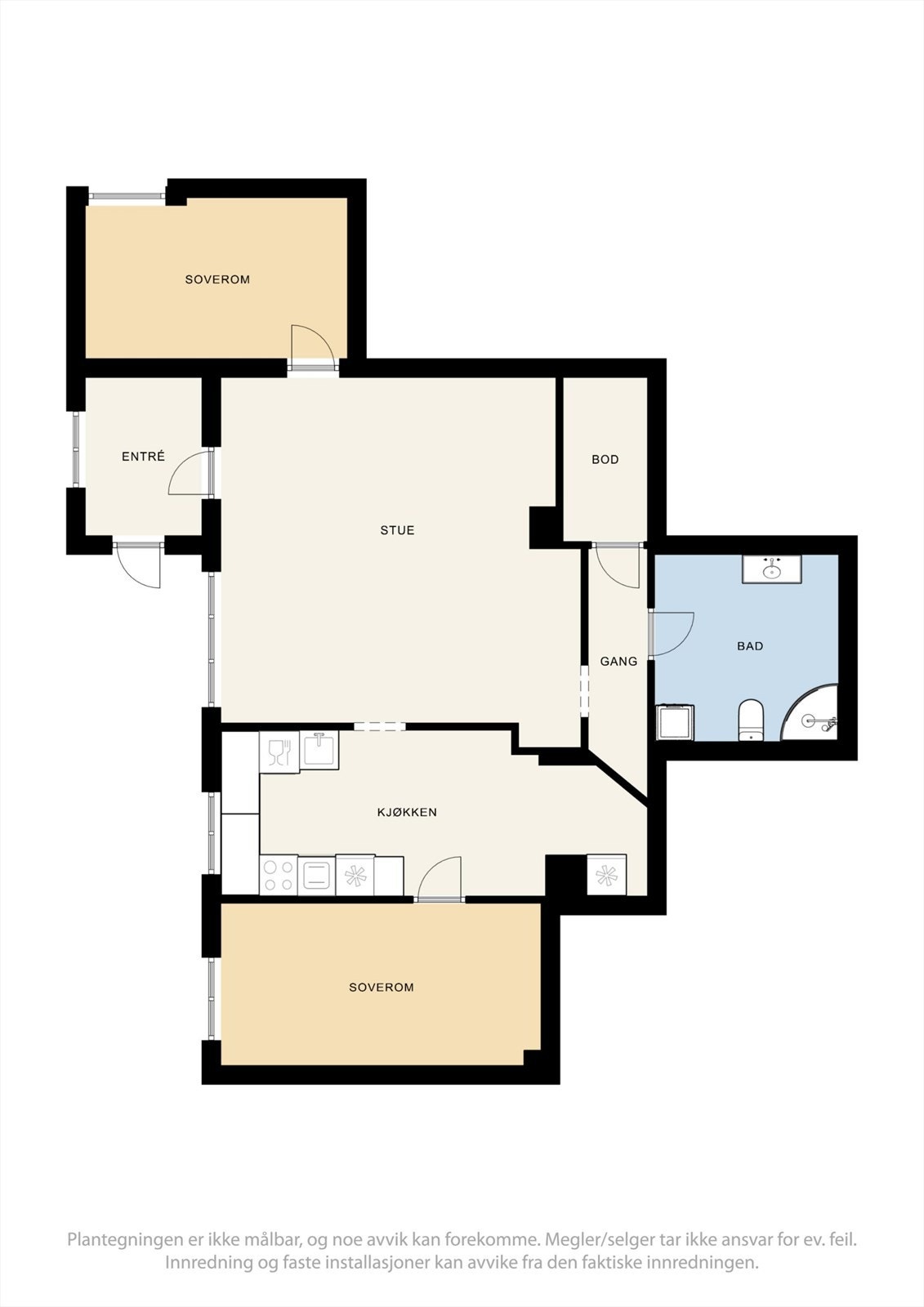 Plantegning Galleribilde