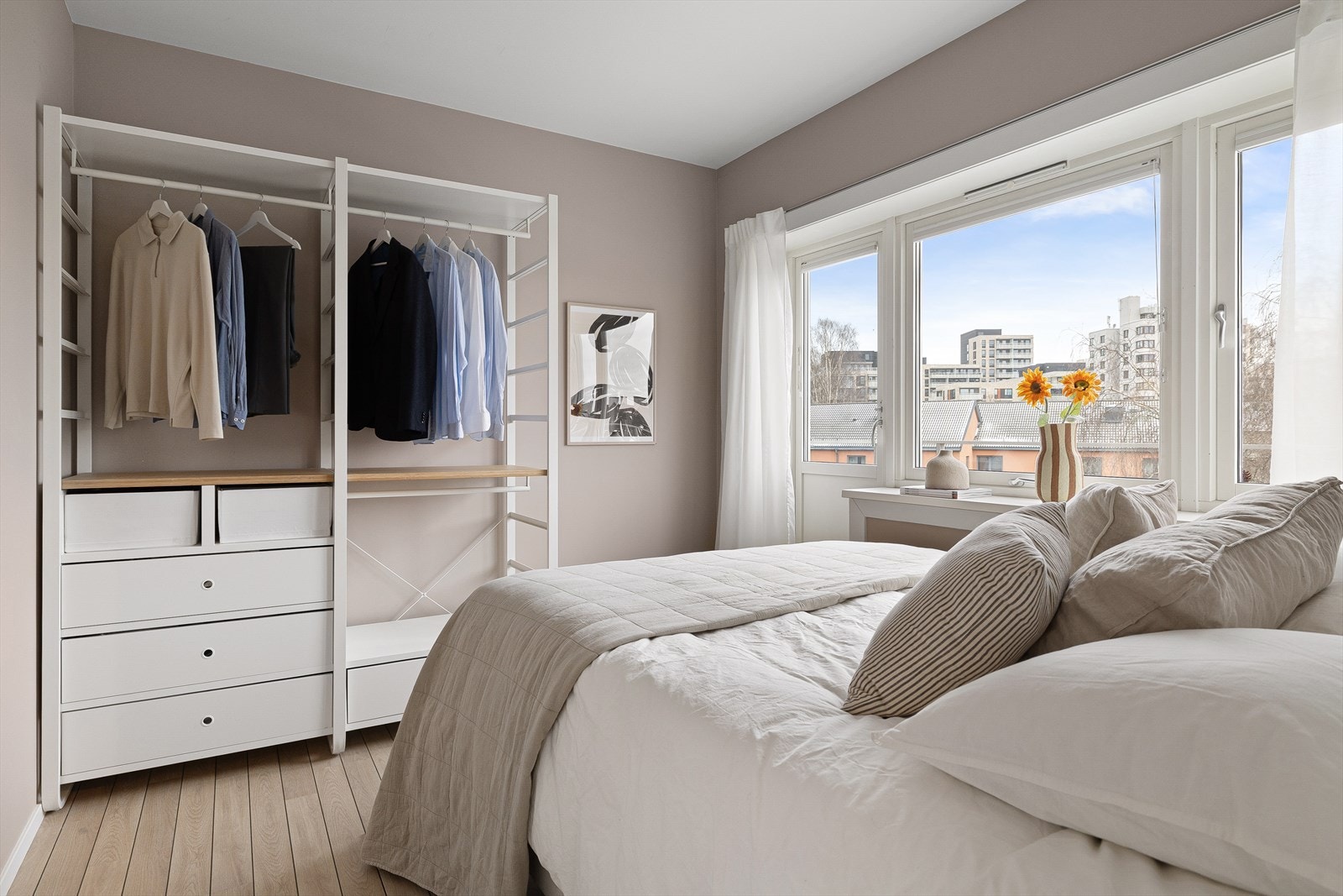 God plass til garderobebeløsning. Galleribilde