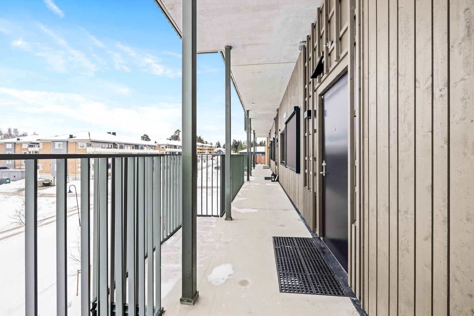 Adkomst via felles svalgang. Galleribilde