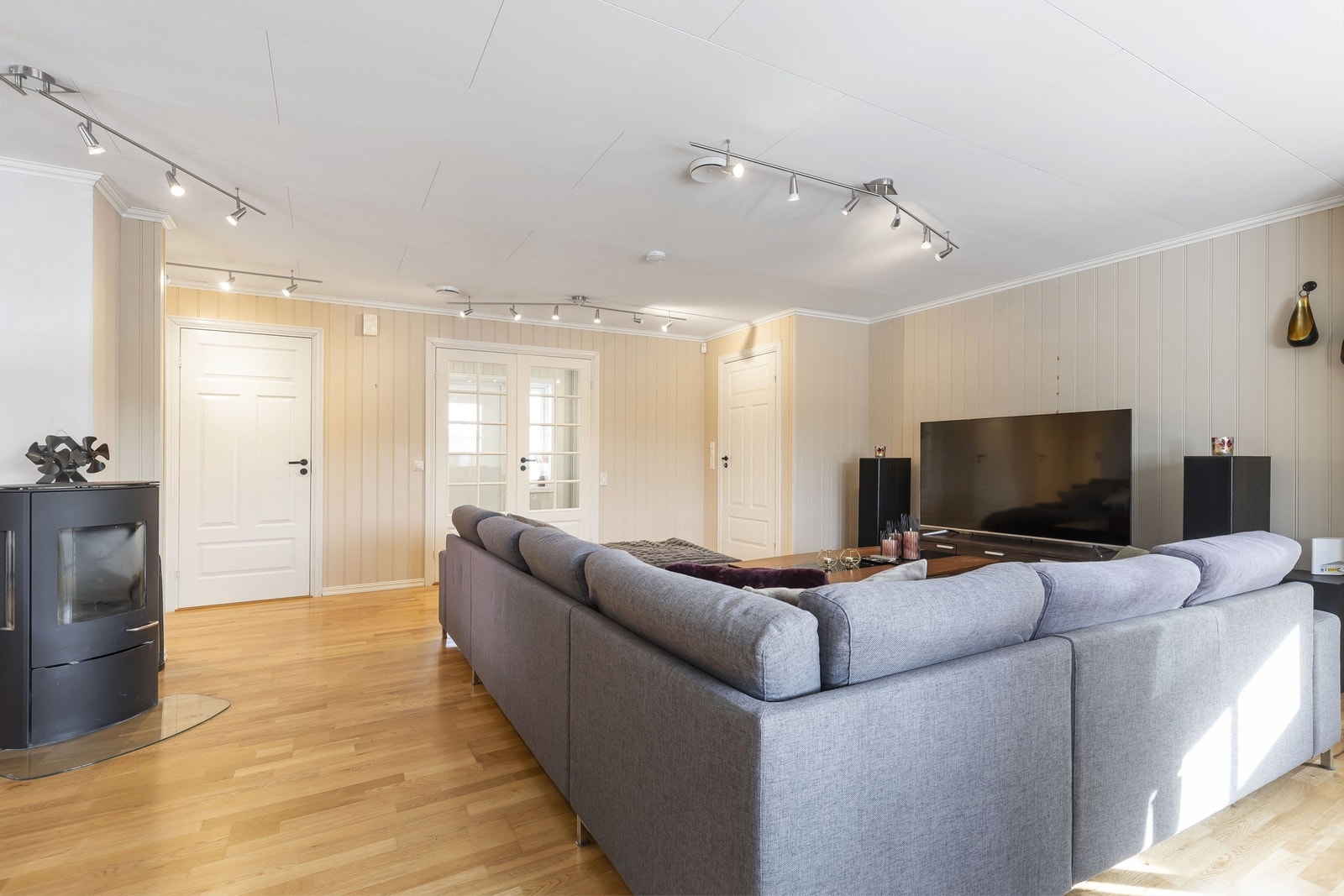 Det er vannbåren gulvvarme i alle rom Galleribilde