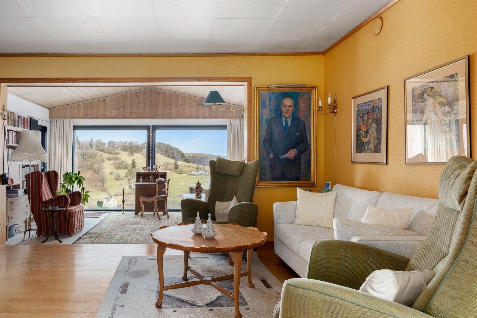 Koselig sofagruppe Galleribilde