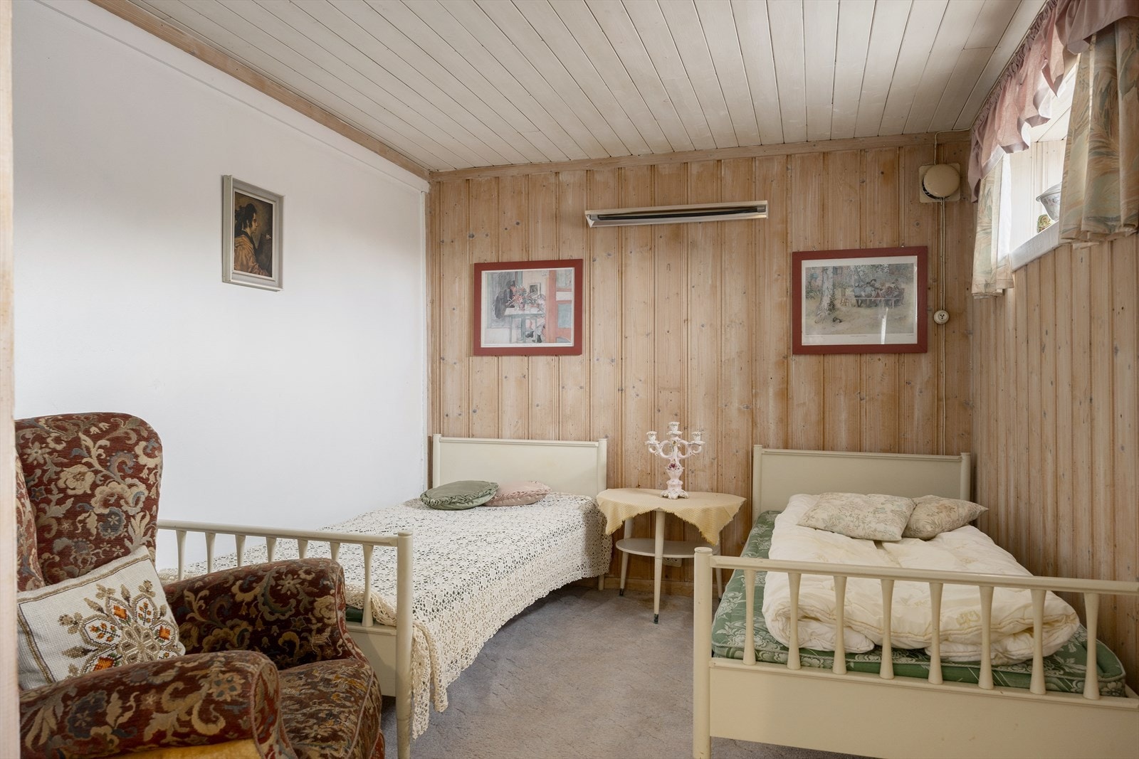 Soverom underetasje, dette er ikke godkjent som soverom på byggegodkjente tegninger. Galleribilde