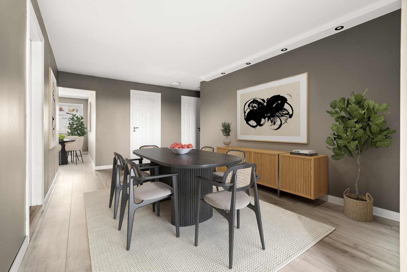 Digital stylet spisestue Galleribilde