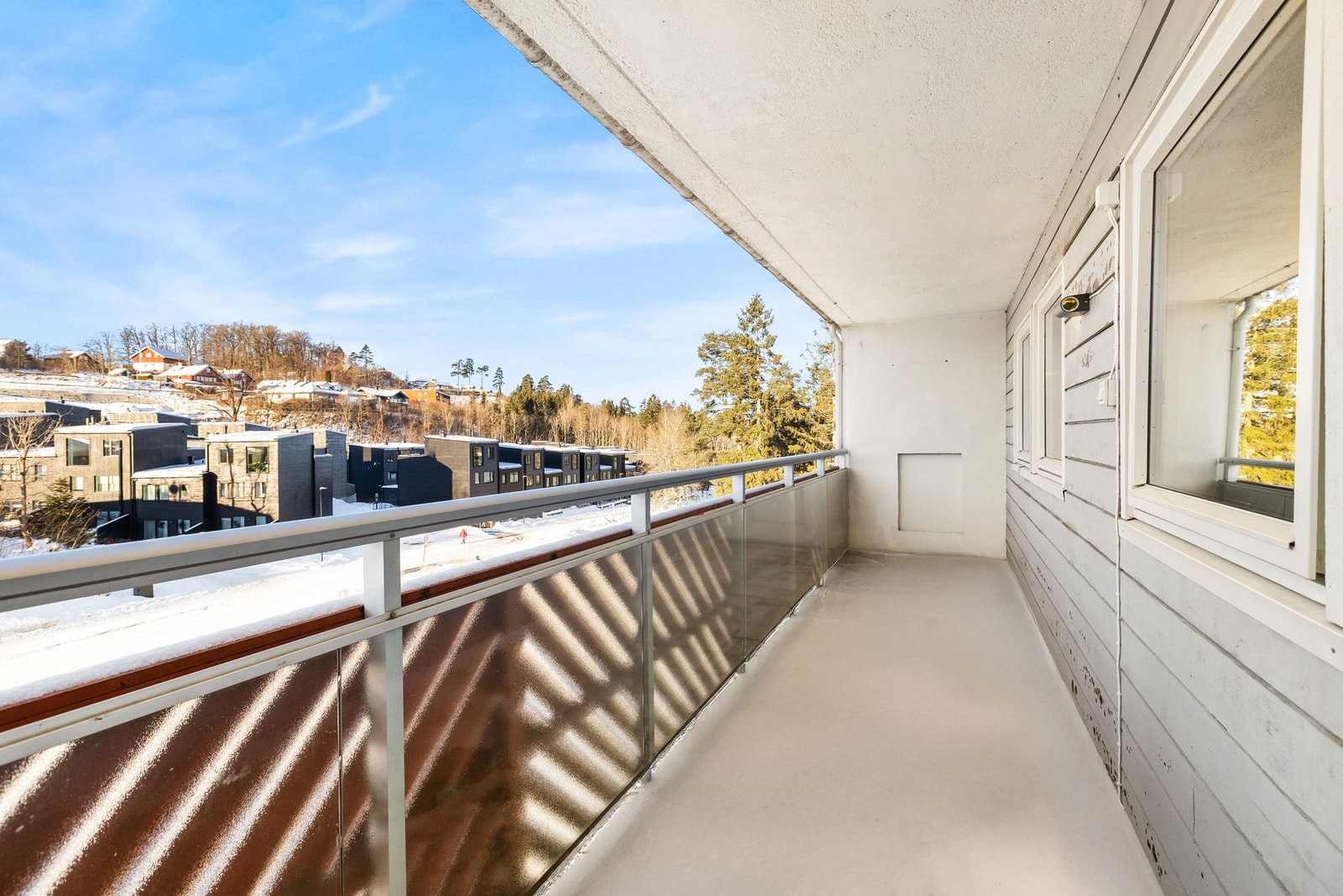 Totalt har man ca. 21kcm med balkonger tilhørende leiligheten Galleribilde