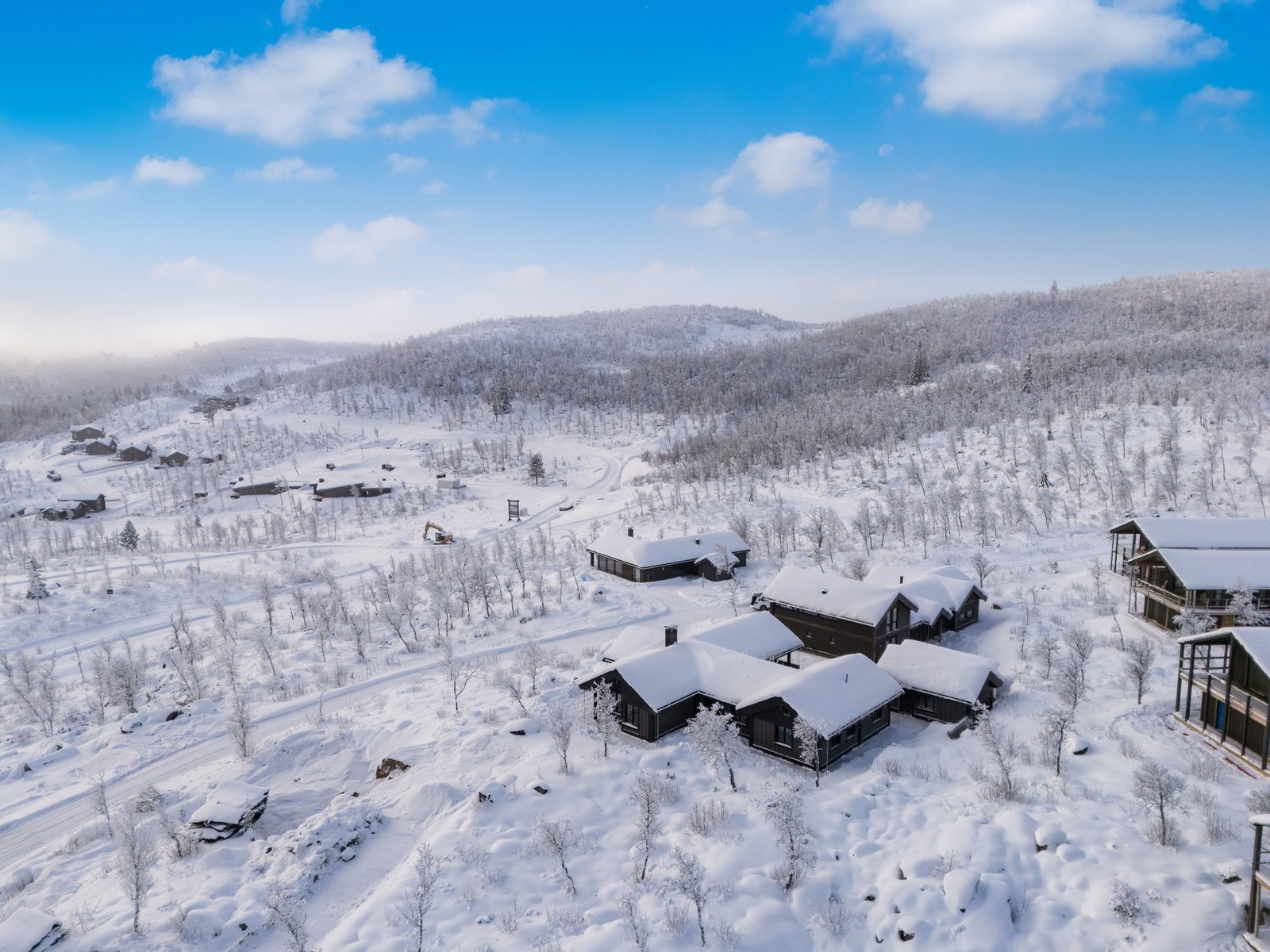 Snødekt stillhet og hyttekos. Akkurat slik vinteren skal være. Galleribilde