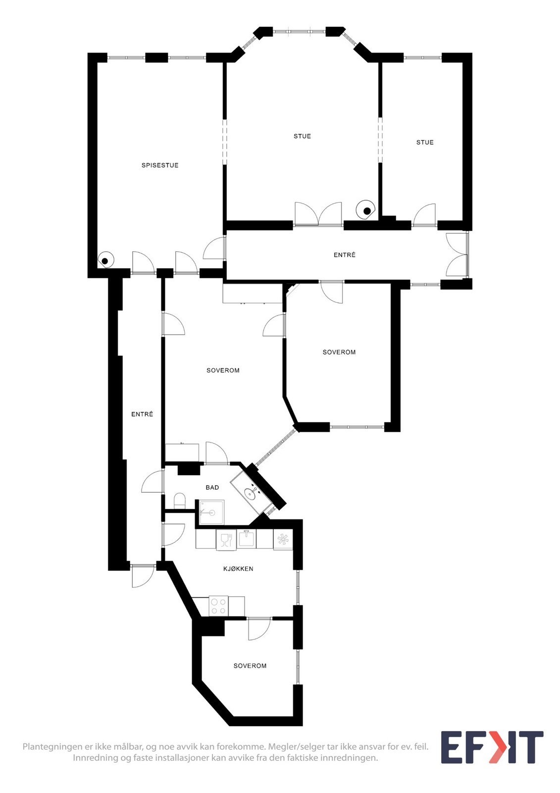 Plantegning Galleribilde