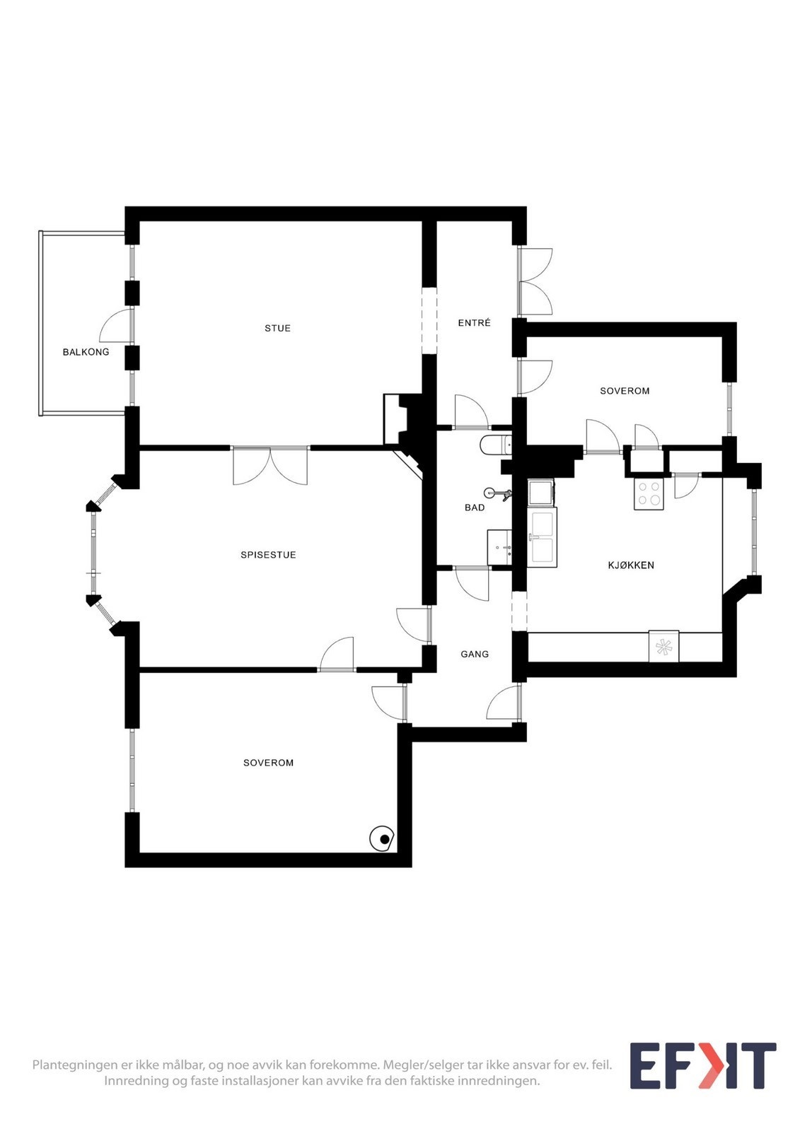 Plantegning Galleribilde