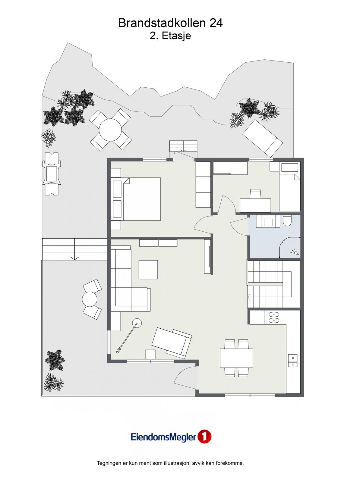 Veiledende plantegning - Ikke målbar Galleribilde