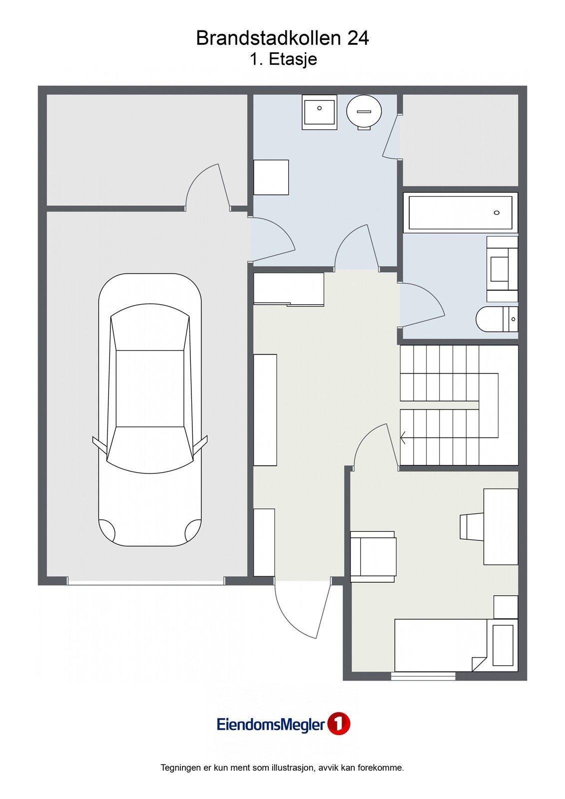 Veiledende plantegning - Ikke målbar Galleribilde
