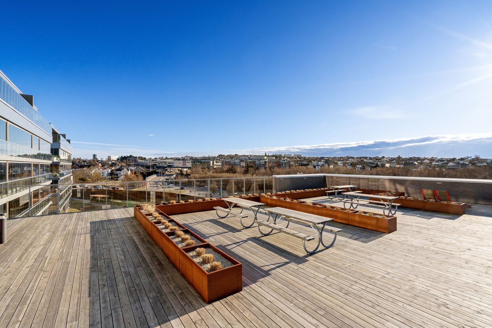 Felles takterrasse. Galleribilde