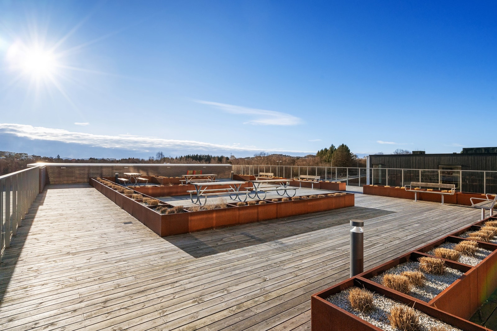 Takterrasse. Galleribilde