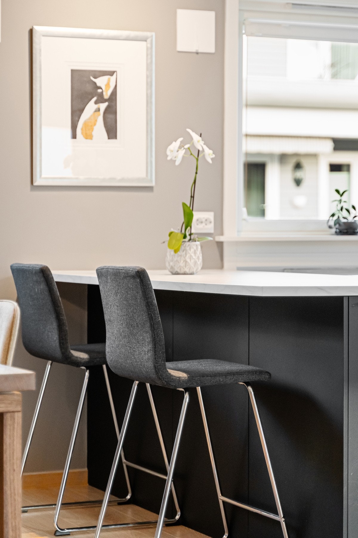 Praktisk bar-løsning. Galleribilde