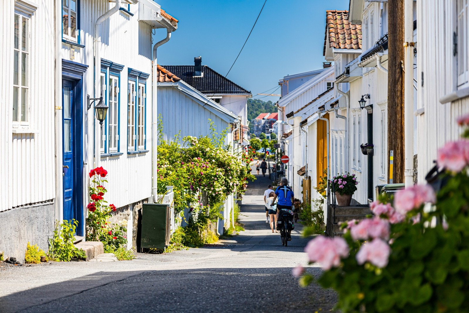 Risør sentrum. Galleribilde