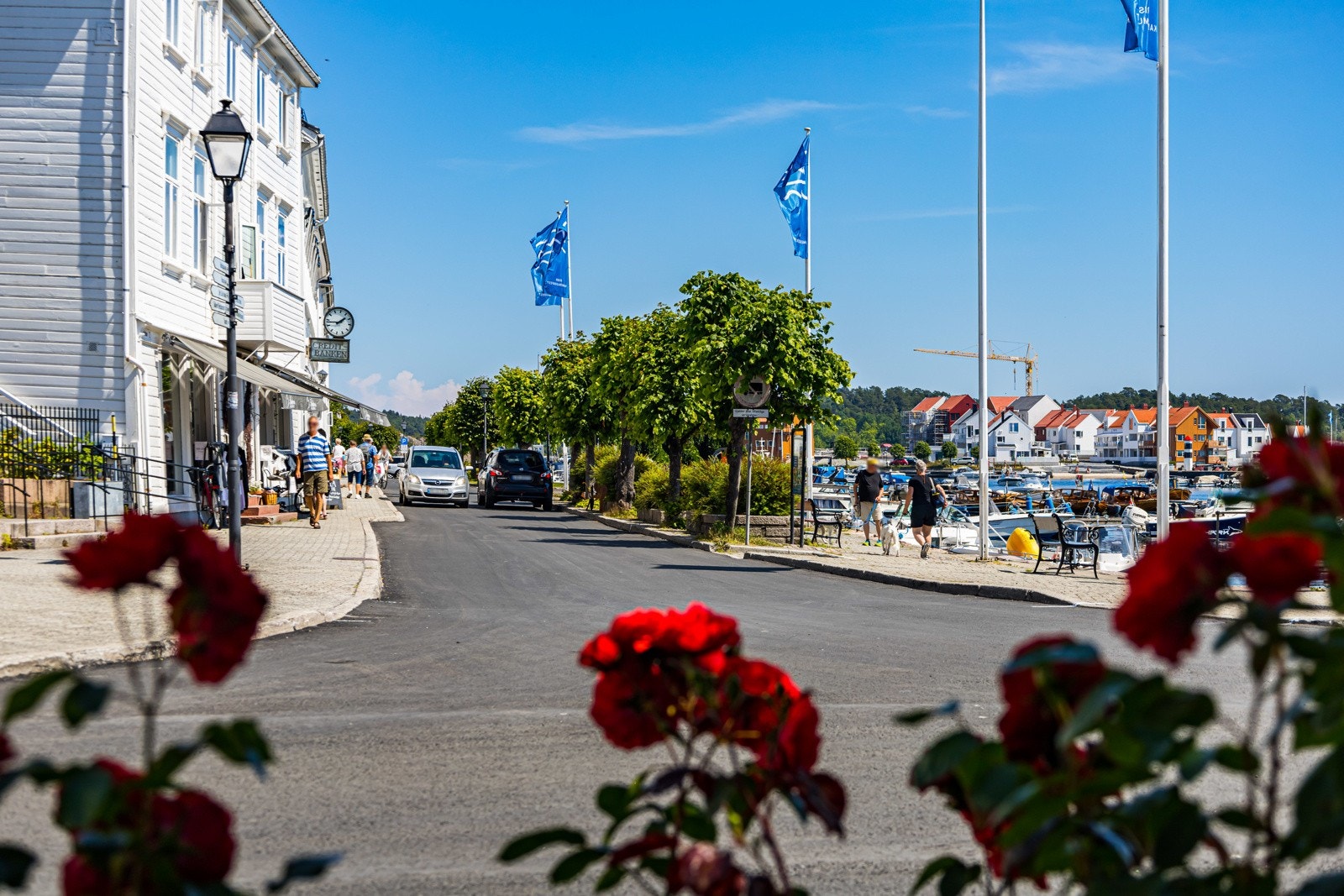 Risør sentrum. Galleribilde