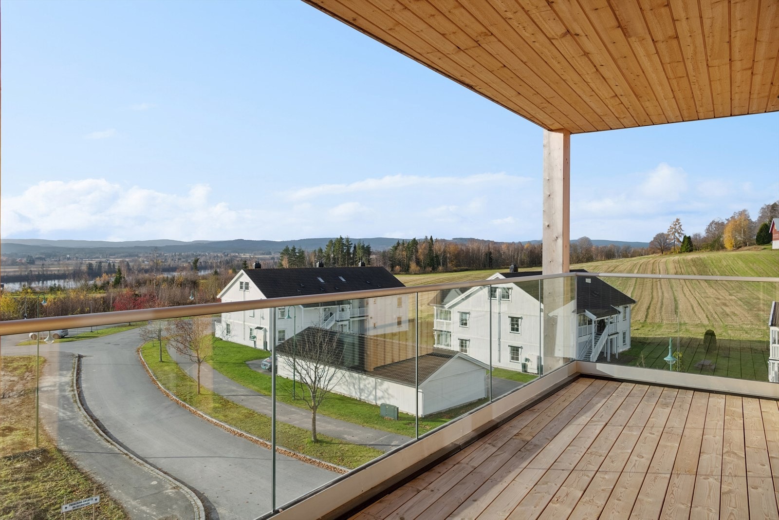 Flott utsikt mot Glomma. Galleribilde