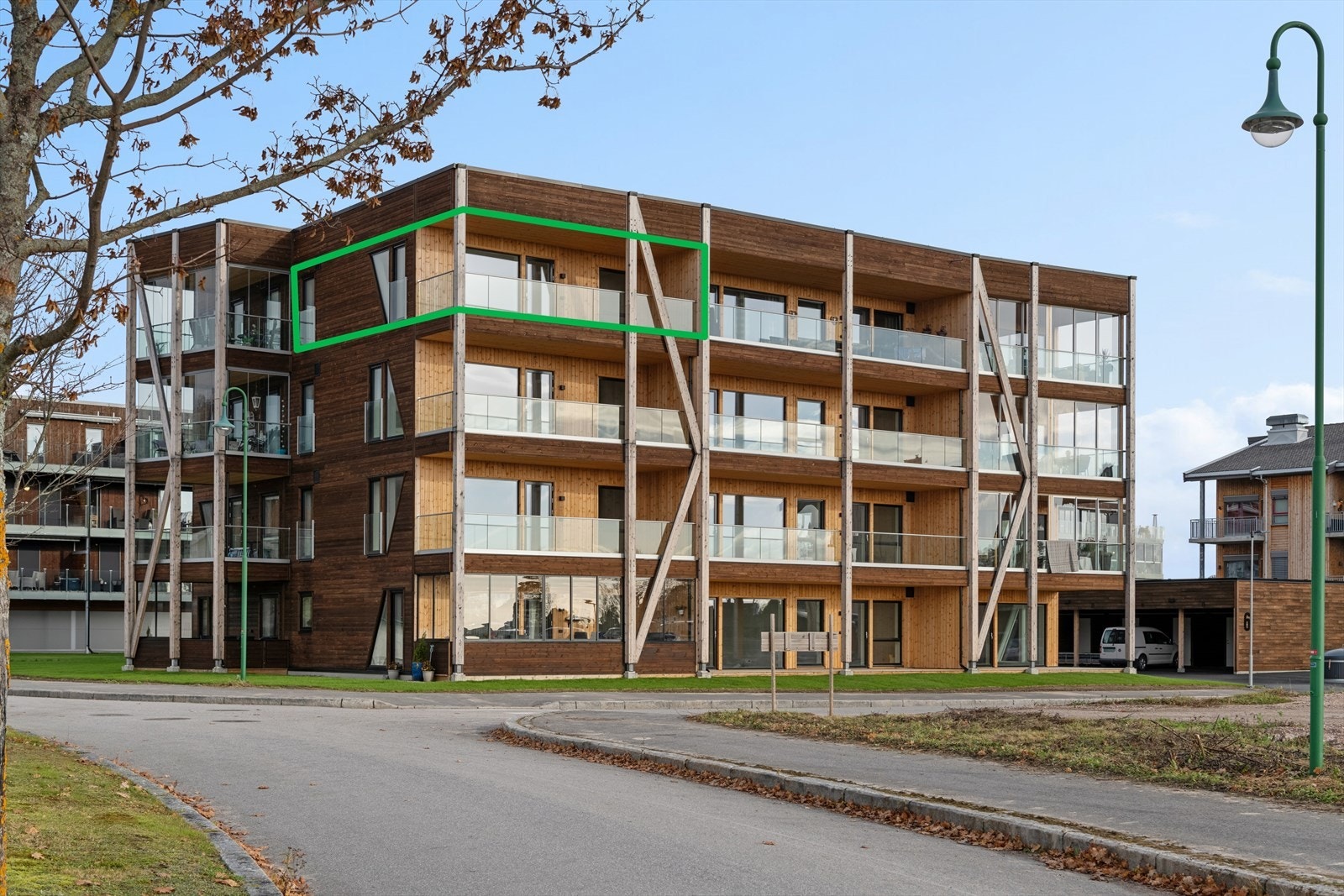 Innbydende 3-roms hjørneleilighet i toppetasjen. Galleribilde