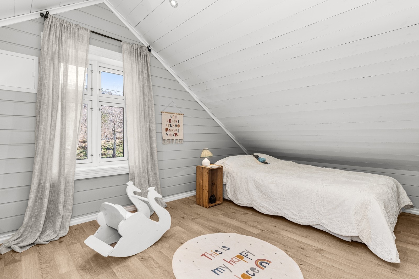 Soverom 3 og 4 ligger i den eldste delen. Galleribilde