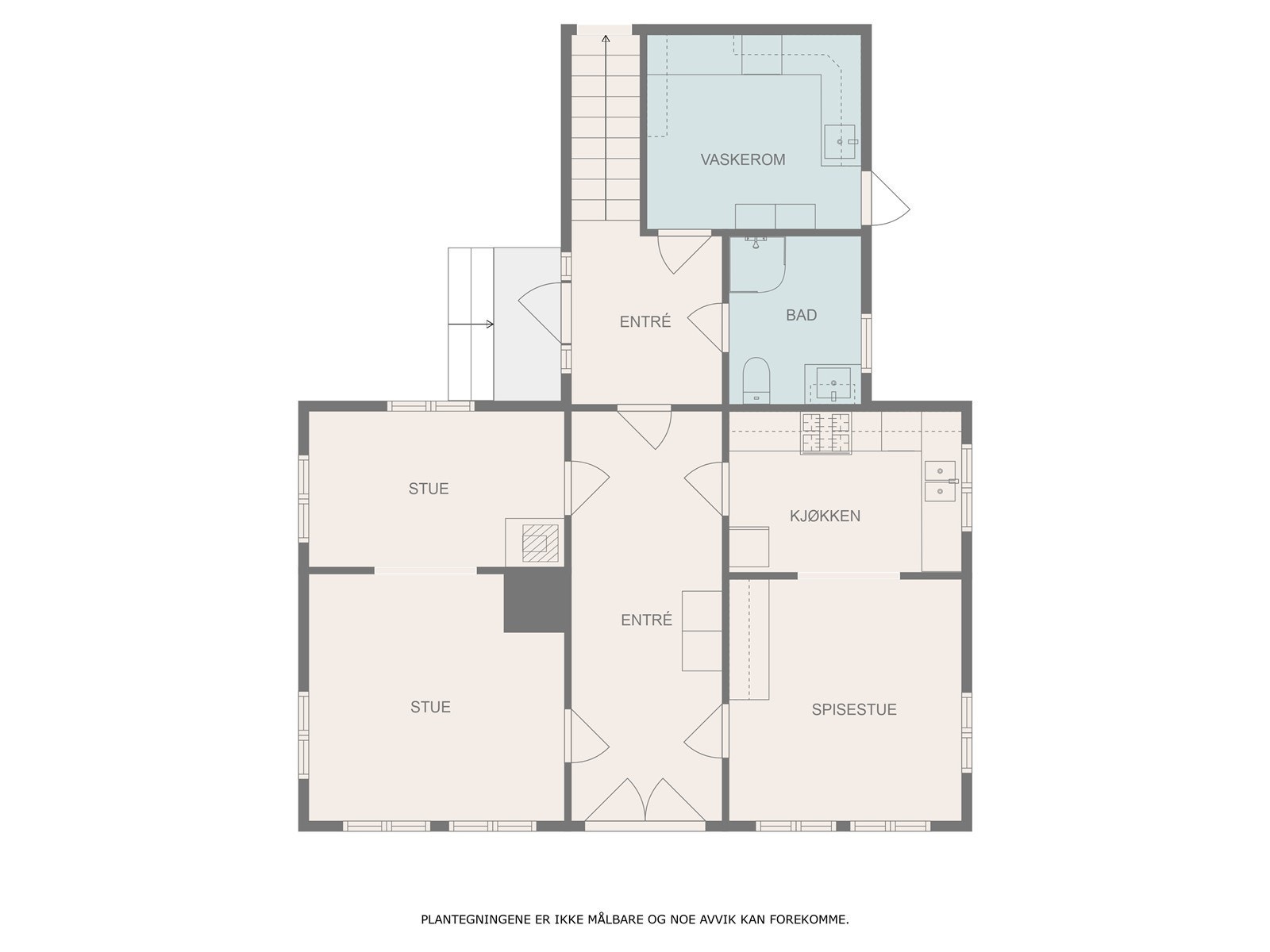 Plantegning første etasje... Galleribilde