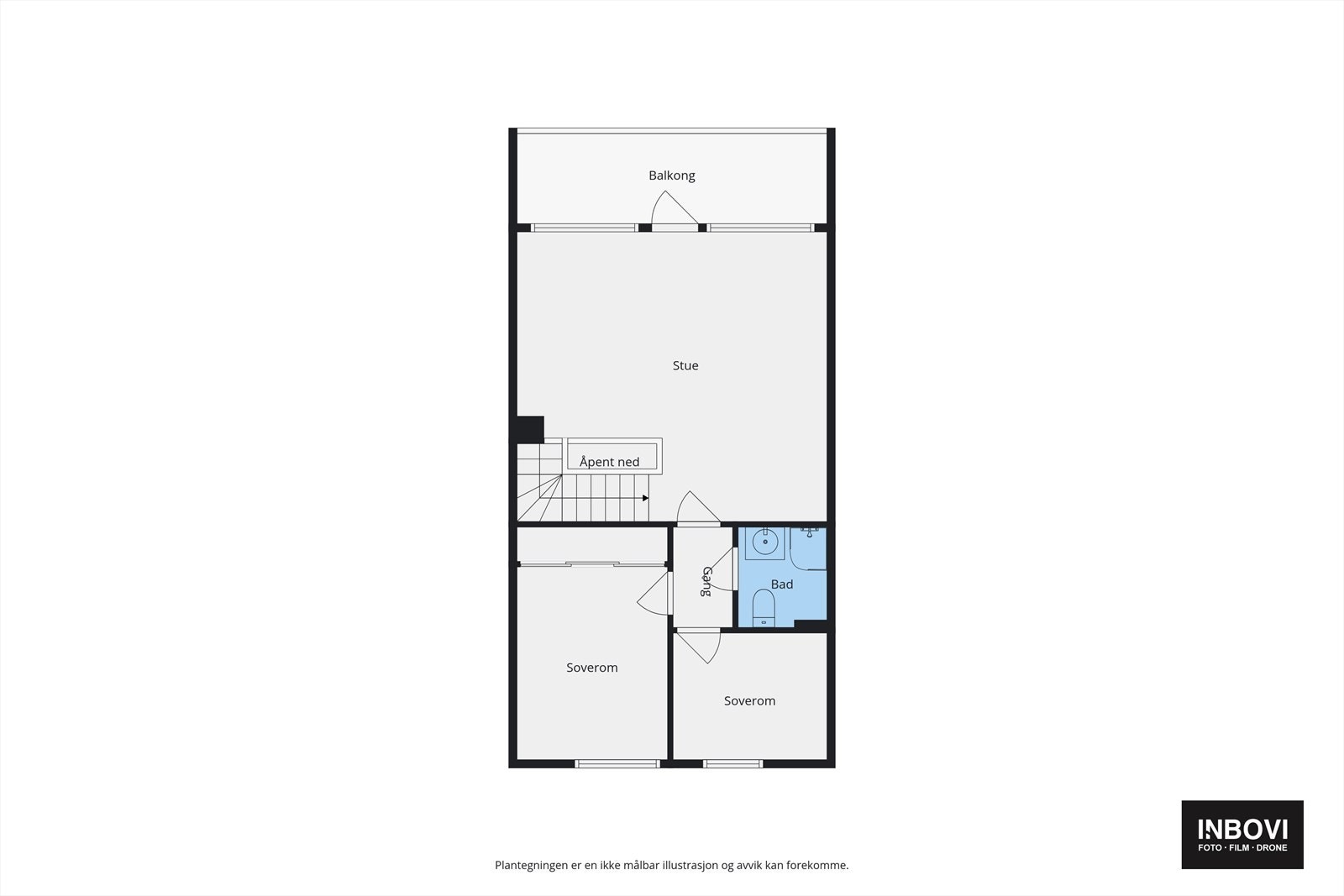 Plantegning for 2. etasje. Galleribilde
