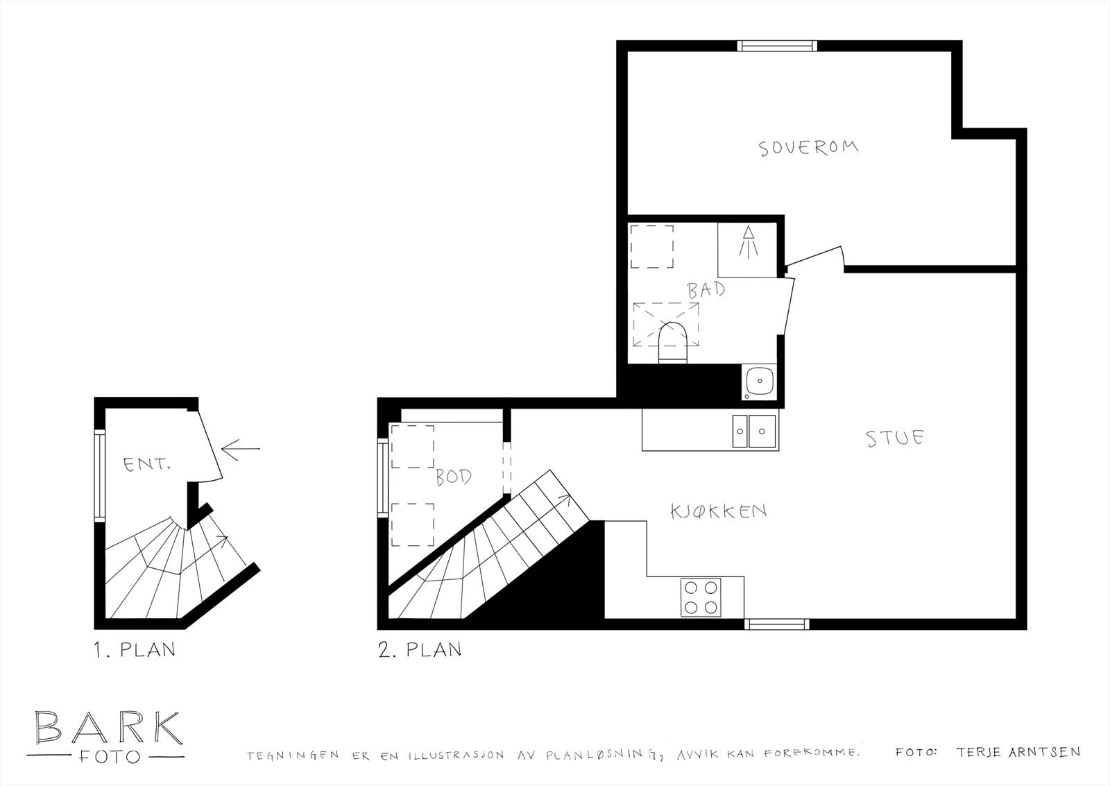 Plantegning - 3. etasje. Galleribilde