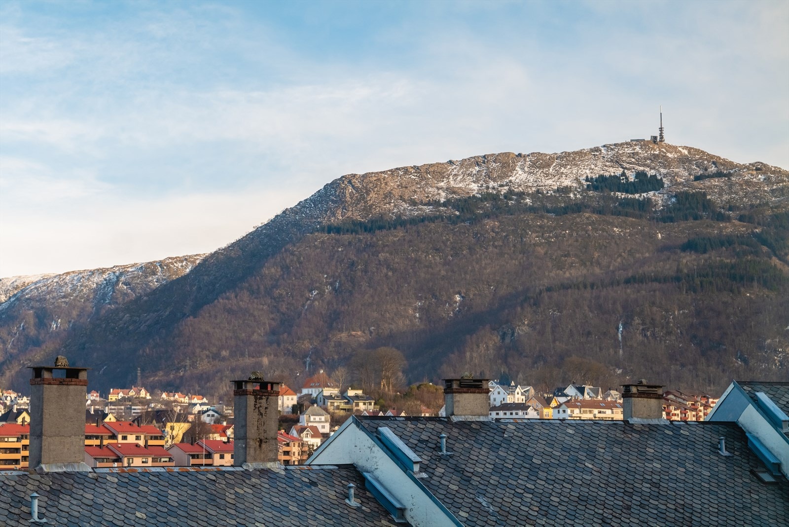 Flott utsikt fra soverommet. Galleribilde