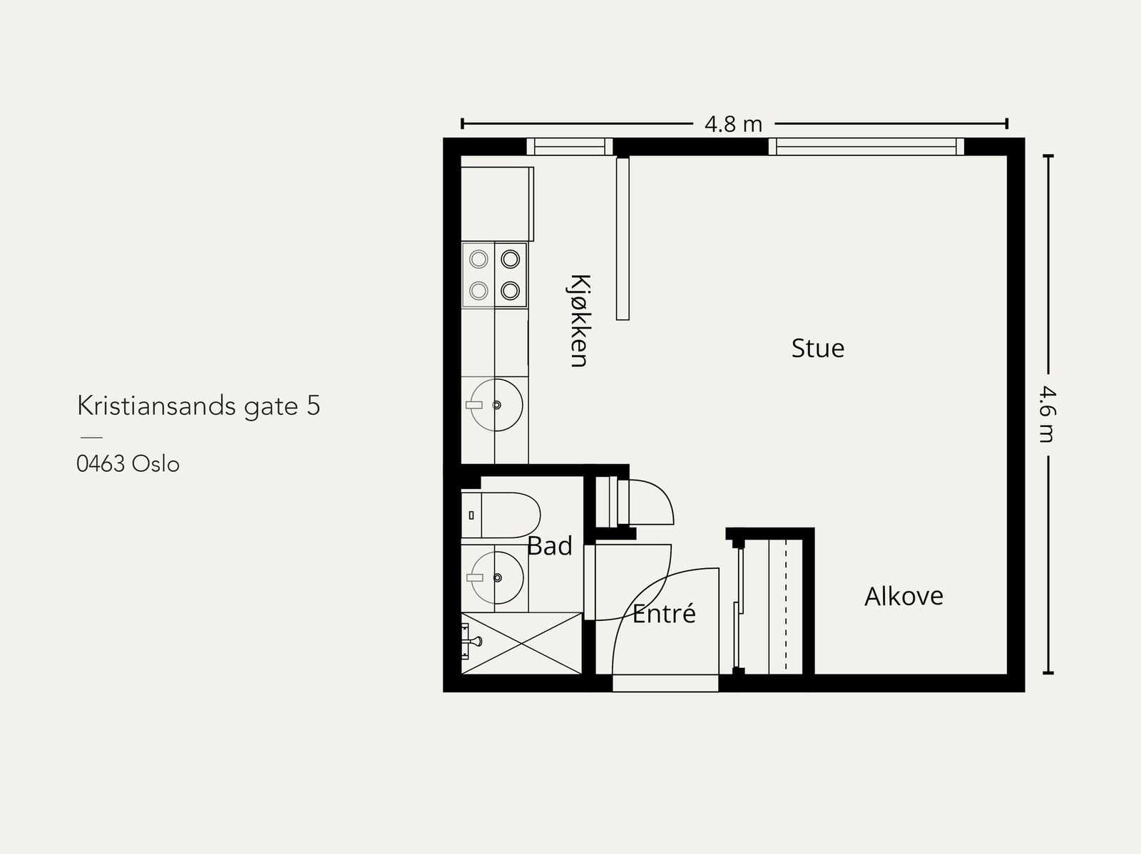 Plantegning Galleribilde