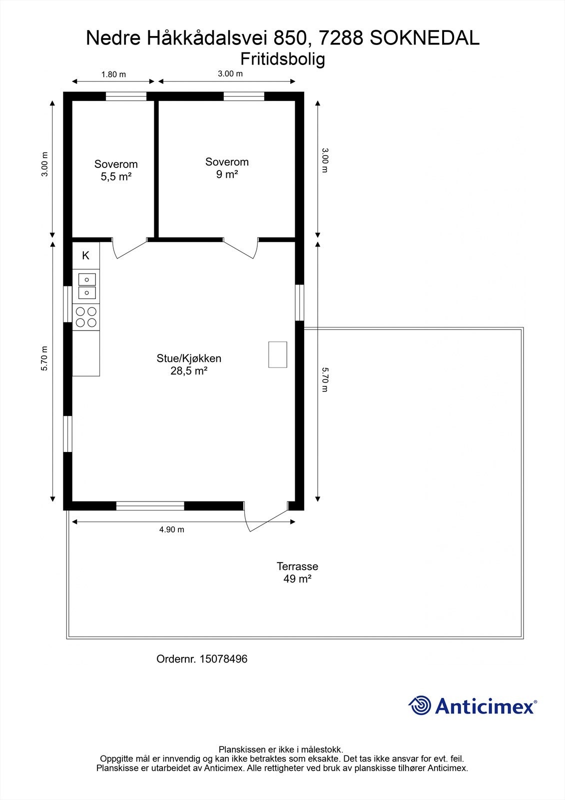 Planskisse. Galleribilde