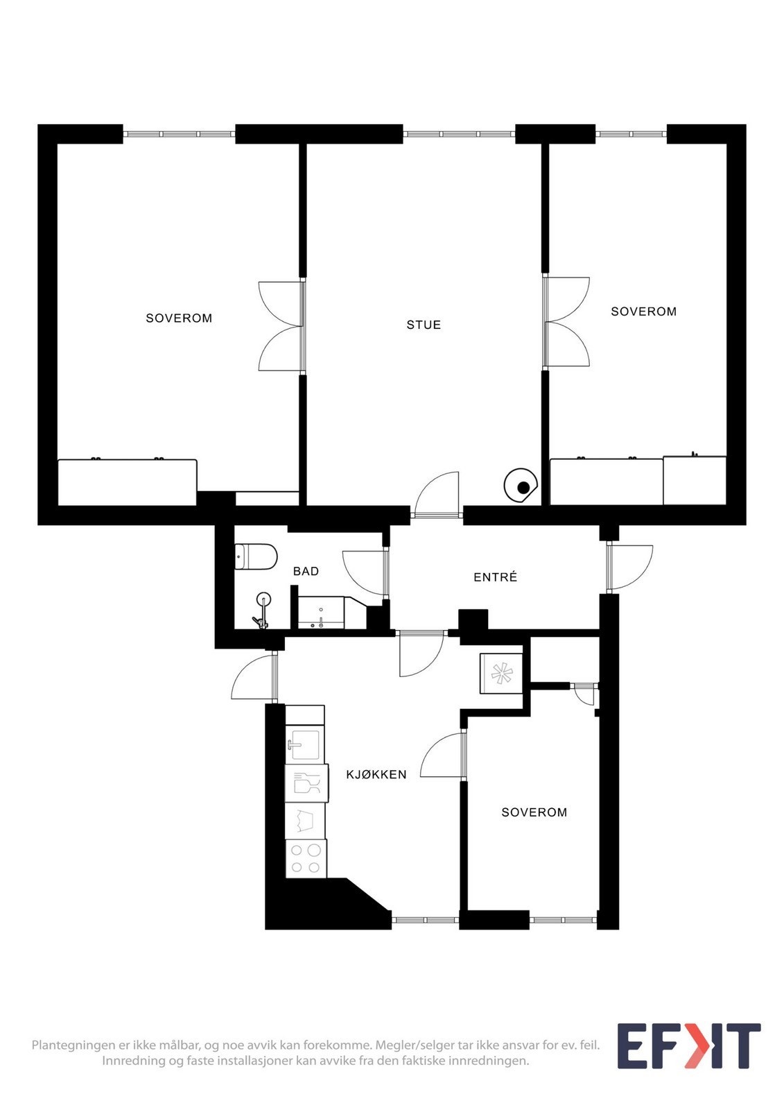 Plantegning Galleribilde