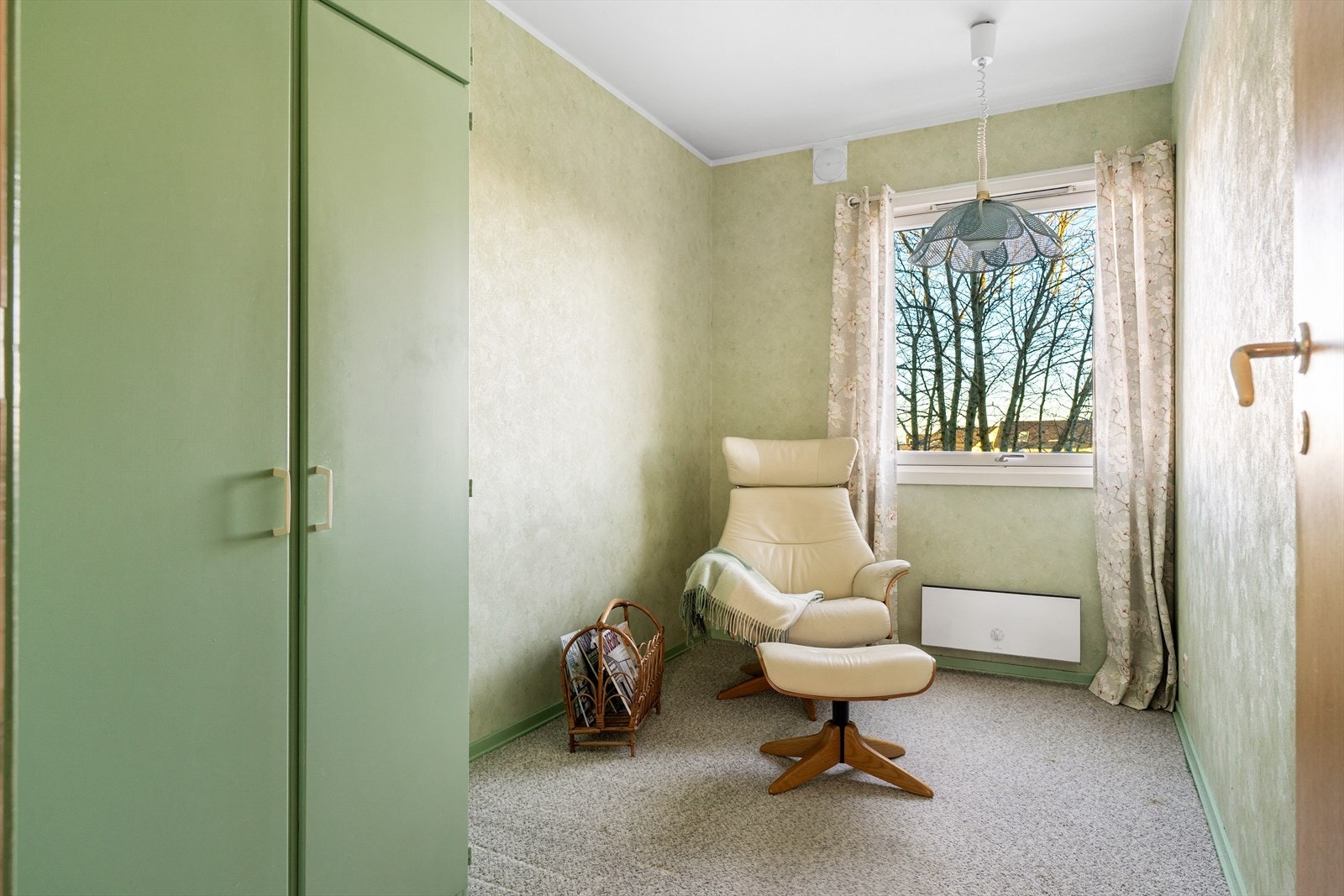 Det andre soverommet har en størrelse som gjør det anvendelig til flere formål, enten som barnerom, gjesterom eller hjemmekontor. Galleribilde