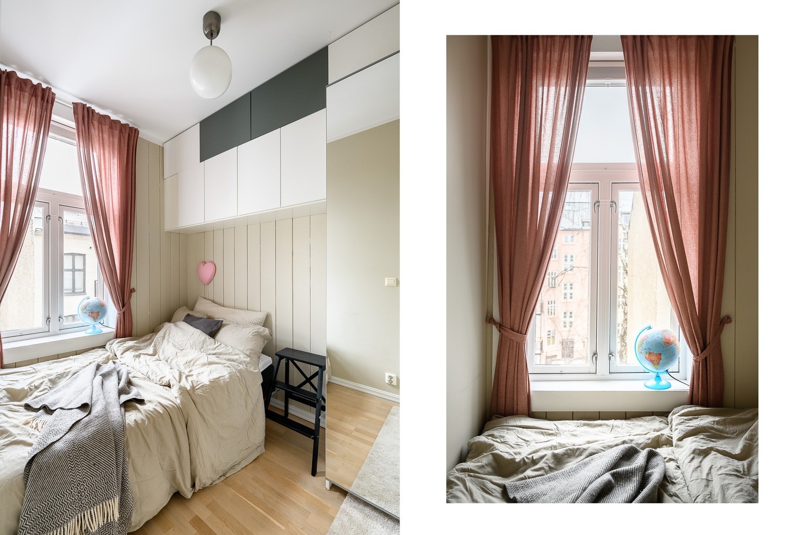 Soverom 2 har integrert garderobeløsning og plass til dobbeltseng. Galleribilde