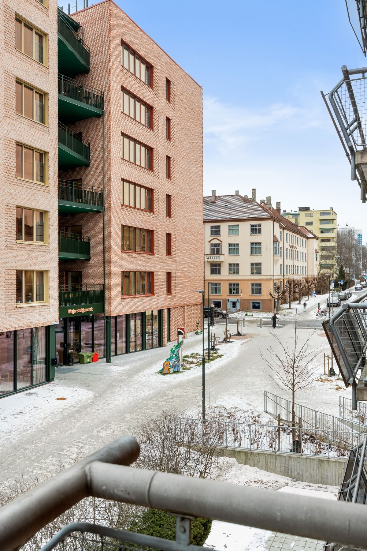 Utsikt fra balkongen Galleribilde