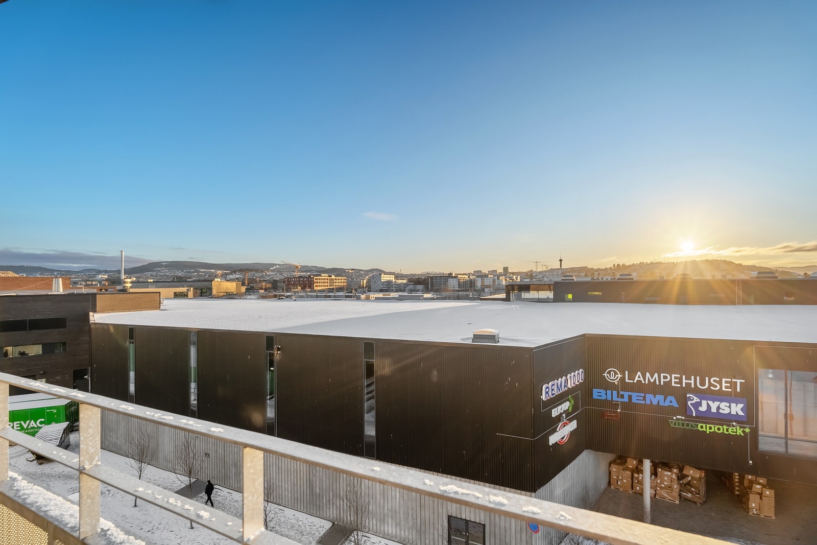 Utsikt mot sør. Galleribilde