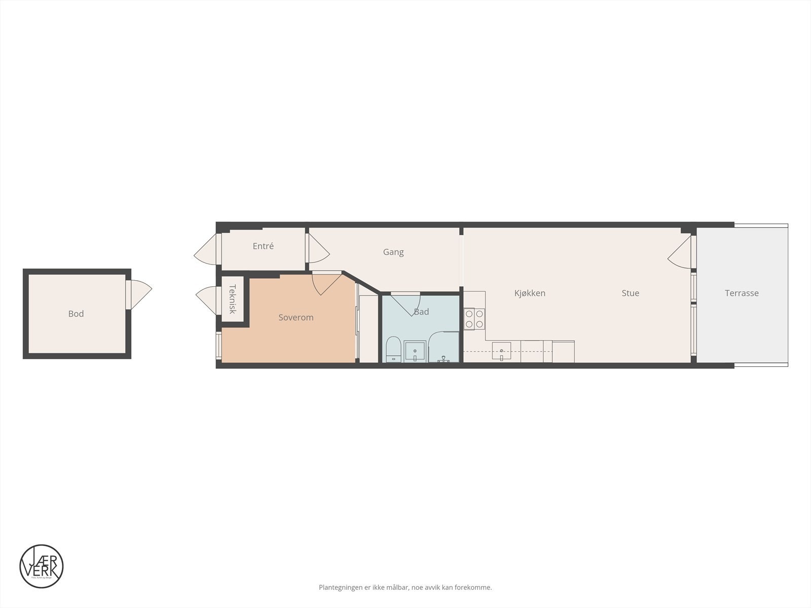 Plantegning Galleribilde
