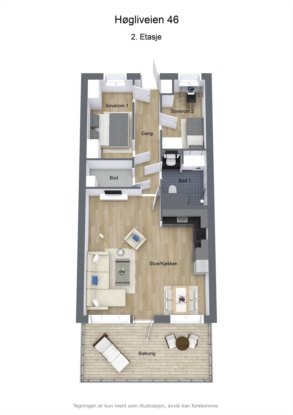 Plantegning Galleribilde