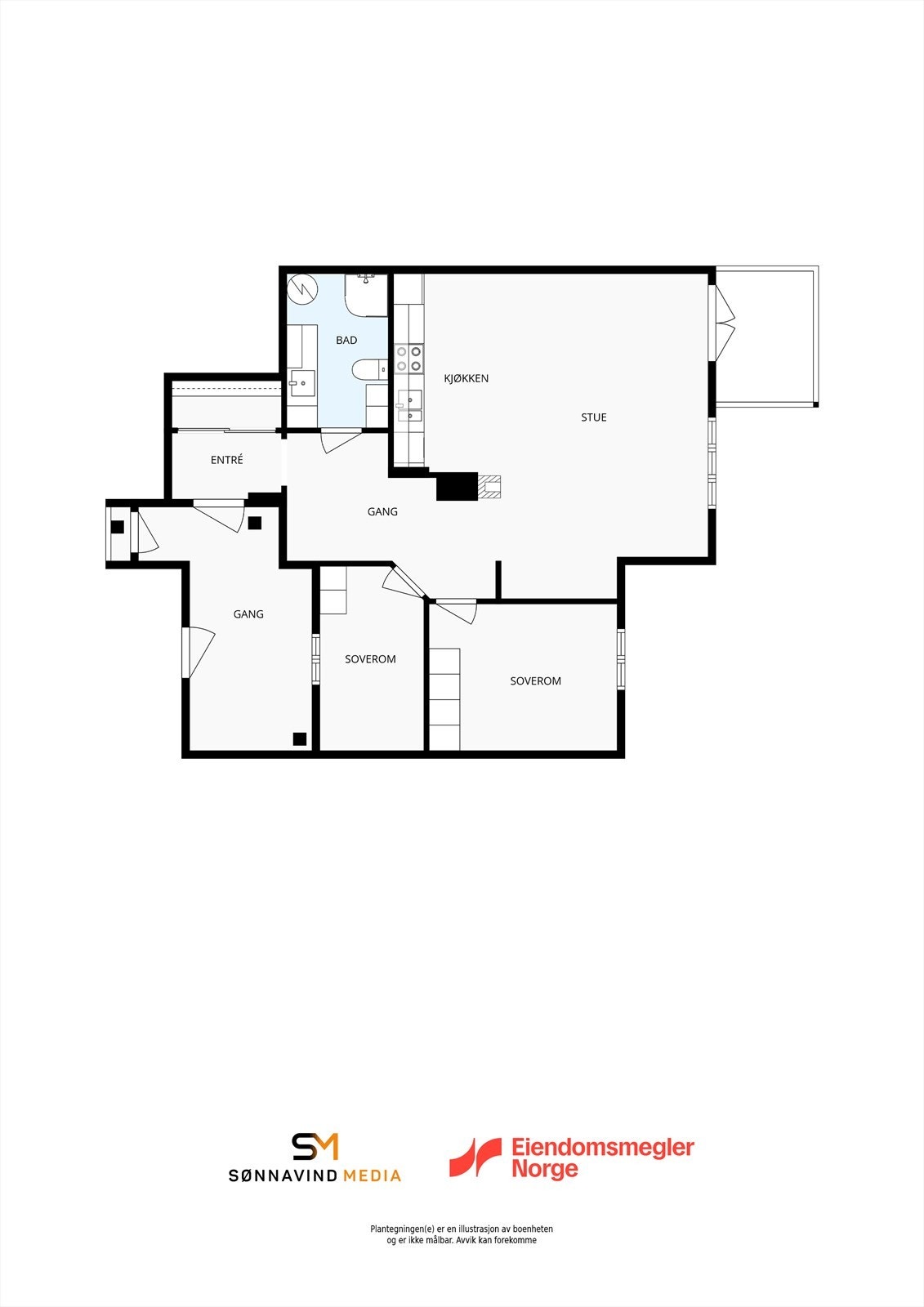 Plantegning Galleribilde