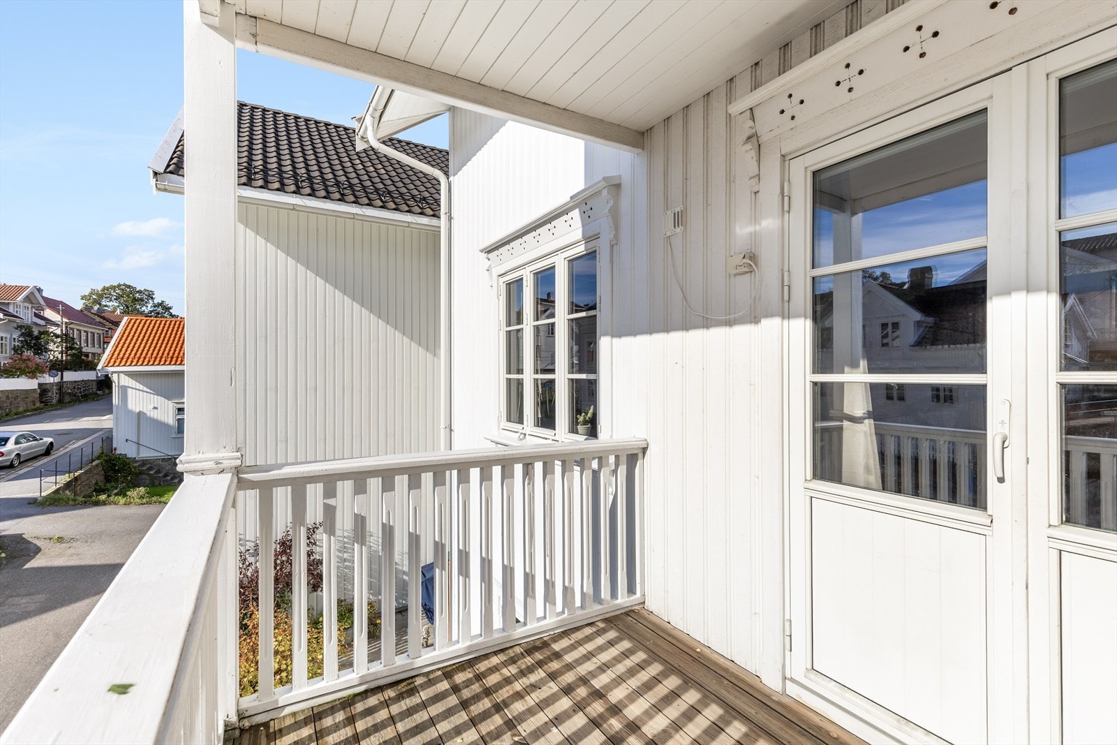 Veranda med plass til utemøblement Galleribilde